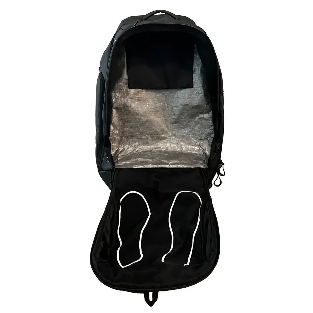 Authentic PyeongChang 2018 Winter Olympics OBS Crew Black Backpack ~40L Large - Picture 4 of 16